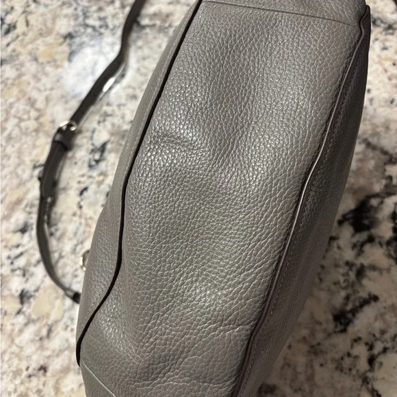 Coach Gray Leather Shoulder Bag - Picture 7 of 10